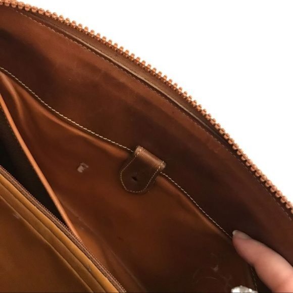 Classic Leather Satchel Large Purse - Picture 11 of 14